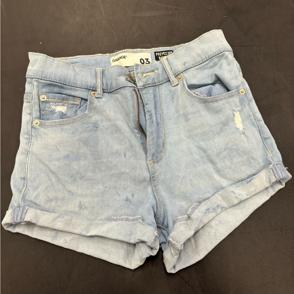 Garage super stretchy high waisted jean shorts retro style SIZE 3